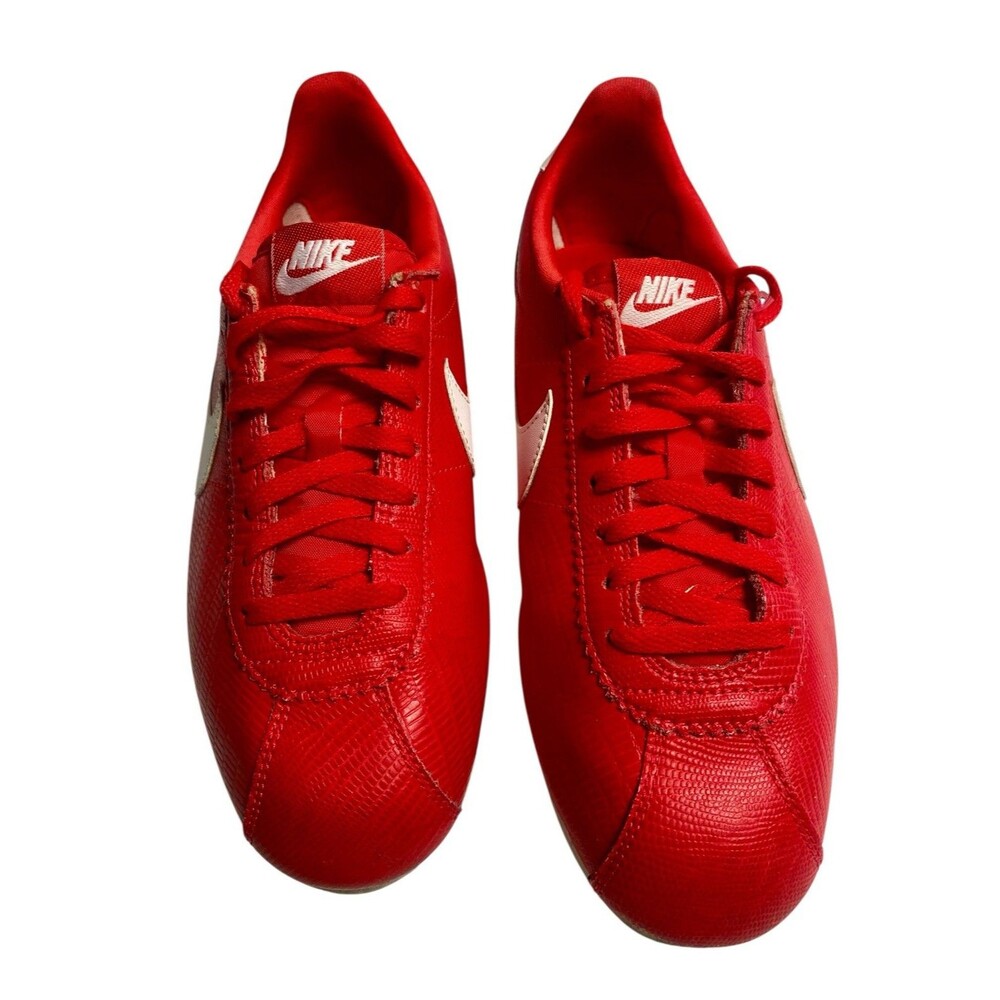 Womens Nike Cortez Red Textile Athletic Shoes Size 8 398436-610